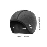 Winter Helmet Liner Cap Windproof for Outdoor Activities Skiing Motorcycling with Ponytail Hole