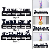 Wall Rack Organizer Medals Display Holder for Race Medal Awards Sports Medal Style A