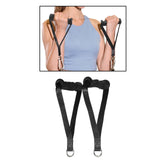 Fitness Grips Ergonomic Nonslip Resistance Bands for Workout Adults Home Gym