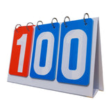 3 Digit Tabletop Score Board Flip Scoreboard for Outdoor Soccer Indoor Games