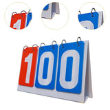 3 Digit Tabletop Score Board Flip Scoreboard for Outdoor Soccer Indoor Games