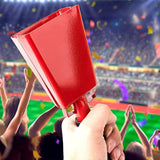 2Pcs Cowbells for Sporting Events Lound for Football Games Farm Celebrations Red