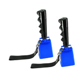 2Pcs Cowbells for Sporting Events Lound for Football Games Farm Celebrations Blue