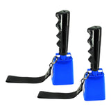 2Pcs Cowbells for Sporting Events Lound for Football Games Farm Celebrations Blue