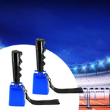 2Pcs Cowbells for Sporting Events Lound for Football Games Farm Celebrations Blue