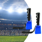 2Pcs Cowbells for Sporting Events Lound for Football Games Farm Celebrations Blue