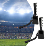 2Pcs Cowbells for Sporting Events Lound for Football Games Farm Celebrations Black