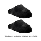 Ski Boot Covers Comfortable Snowshoe Covers for Skiing Present Winter Sports S Black