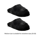 Ski Boot Covers Comfortable Snowshoe Covers for Skiing Present Winter Sports M Black