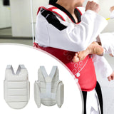 Karate Chest Protector Portable Taekwondo Protector for Muay Thai Mma Boxing XS