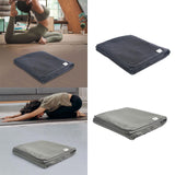 Yoga Blanket Relaxing Yoga Workout Home Gym Practice Training Hot Yoga Towel Dark Gray