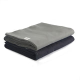 Yoga Blanket Relaxing Yoga Workout Home Gym Practice Training Hot Yoga Towel Dark Gray