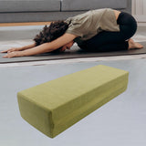 Yoga Bolster Pillow Women Yoga Accessories Easy to Clean Cushion Green