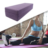 Yoga Bolster Pillow Women Yoga Accessories Easy to Clean Cushion Violet