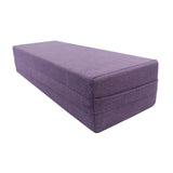 Yoga Bolster Pillow Women Yoga Accessories Easy to Clean Cushion Violet