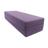 Yoga Bolster Pillow Women Yoga Accessories Easy to Clean Cushion Violet