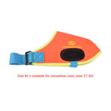 Ski Boot Covers Windproof Snowboard Shoe Covers Ski Gifts Skiing Accessories Orange M