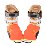 Ski Boot Covers Windproof Snowboard Shoe Covers Ski Gifts Skiing Accessories Orange M