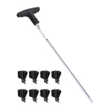 Golf Grip Removal Tool Golf Grip Remover Saver 11" Repair for Sports Golfing Black