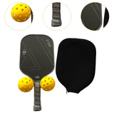 Pickleball Paddle Practical 16mm Carbon Fiber for Consistency Control Adults Style A