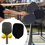 Pickleball Paddle Practical 16mm Carbon Fiber for Consistency Control Adults Style A