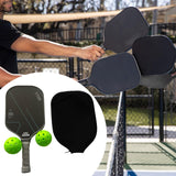 Pickleball Paddle Practical 16mm Carbon Fiber for Consistency Control Adults Style B