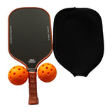 Pickleball Paddle Practical 16mm Carbon Fiber for Consistency Control Adults Style C