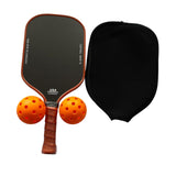 Pickleball Paddle Practical 16mm Carbon Fiber for Consistency Control Adults Style C