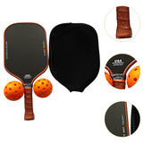 Pickleball Paddle Practical 16mm Carbon Fiber for Consistency Control Adults Style C