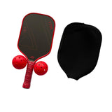 Pickleball Paddle Practical 16mm Carbon Fiber for Consistency Control Adults Style D