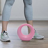 Kettlebell for Women Pink Non Slip Equipment for Workout Core Training Gifts 2.5 kg