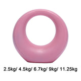 Kettlebell for Women Pink Non Slip Equipment for Workout Core Training Gifts 2.5 kg