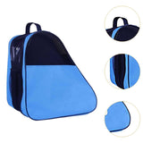 Roller Skate Bag Skating Shoes Storage Bag for Ice Hockey Skates Quad Skates Blue