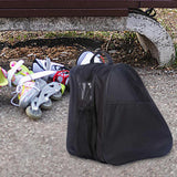 Roller Skate Bag Skating Shoes Storage Bag for Ice Hockey Skates Quad Skates Black