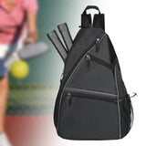 Pickleball Paddle Bag Portable with Hook for Outdoor Sports Travel Men Women