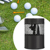 Golf Ball Bag Golf Accessories Black Mesh Bag for Baseball Balls Gym Outdoor