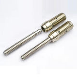 2 Pieces Billiards Pool Cue Joint Pin Insert Metal Billiard Extension Screws