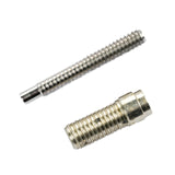 2 Pieces Billiards Pool Cue Joint Pin Insert Metal Billiard Extension Screws