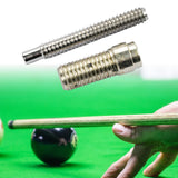 2 Pieces Billiards Pool Cue Joint Pin Insert Metal Billiard Extension Screws