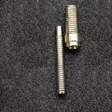 2 Pieces Billiards Pool Cue Joint Pin Insert Metal Billiard Extension Screws