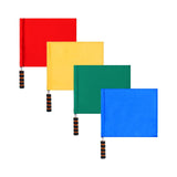 4x Referee Flags Fair Game Flag Hand Flags for Campus Games Traffic Football