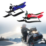 Snow Sled Boys for Downhill Portable Outdoor Activities Games Ski Sled Blue