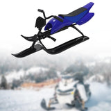 Snow Sled Boys for Downhill Portable Outdoor Activities Games Ski Sled Blue