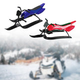 Snow Sled Boys for Downhill Portable Outdoor Activities Games Ski Sled Blue