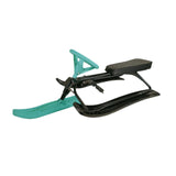 Snow Sled with Steering Wheel and Brake Snow Sledge for Children Kids Adults