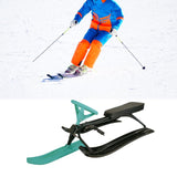 Snow Sled with Steering Wheel and Brake Snow Sledge for Children Kids Adults