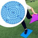 Foot Massage Mat Acupressure Mat Stand Up Pad for Game Bedroom Office Worker Blue