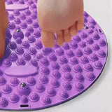 Foot Massage Mat Acupressure Mat Stand Up Pad for Game Bedroom Office Worker Violet