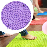 Foot Massage Mat Acupressure Mat Stand Up Pad for Game Bedroom Office Worker Violet