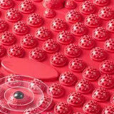 Foot Massage Mat Acupressure Mat Stand Up Pad for Game Bedroom Office Worker Red